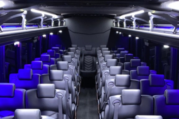 Albany Charter Bus Interior